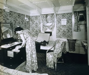 View of a Cabin Aboard the 